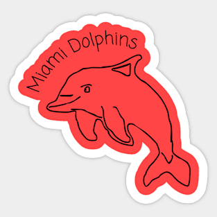 Miami Dolphins Sticker